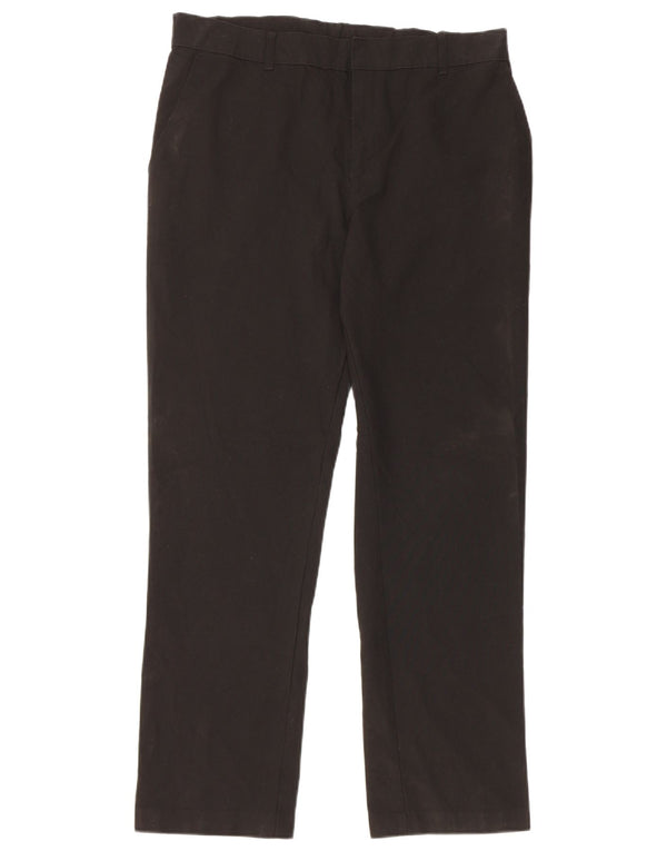 Ravne chino hlače Marks & Spencer za dječake 15-16 godina W32 L29 crne