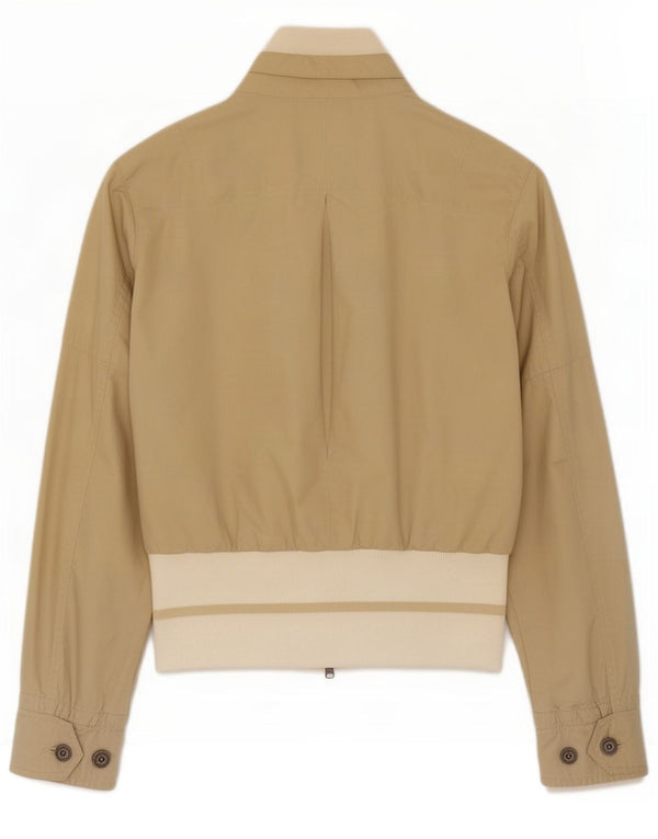 Woolrich ženska bomber jakna UK 10 Small Beige Colourblock Pamuk