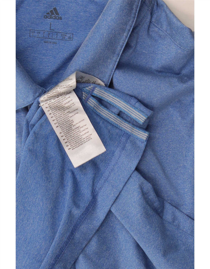 Adidas muška polo majica velika plava poliester