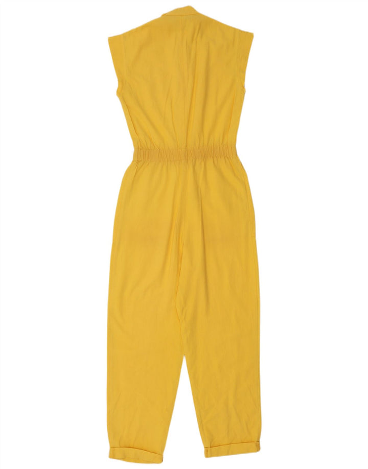 Vintage ženski kombinezon bez rukava IT 40 Small Yellow