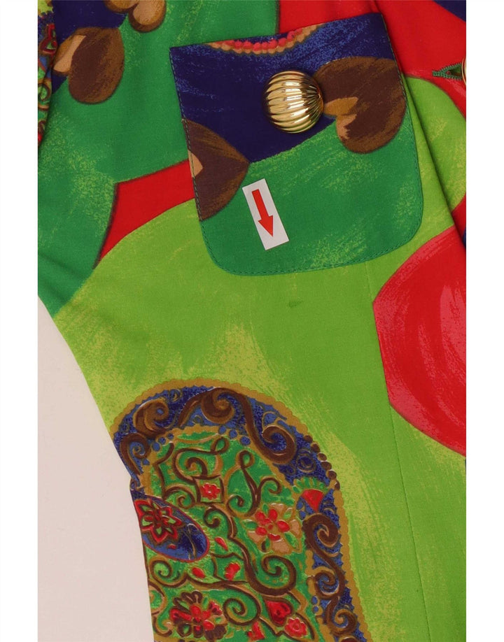 Vintage ženski sako IT 42 srednje raznobojni patchwork