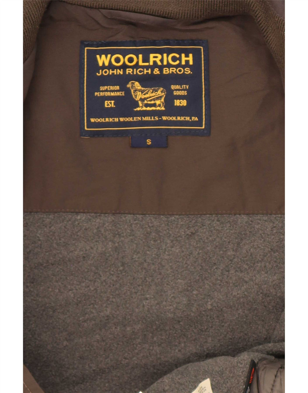 Woolrich Muška bomber jakna UK 36 Mala kaki najlon