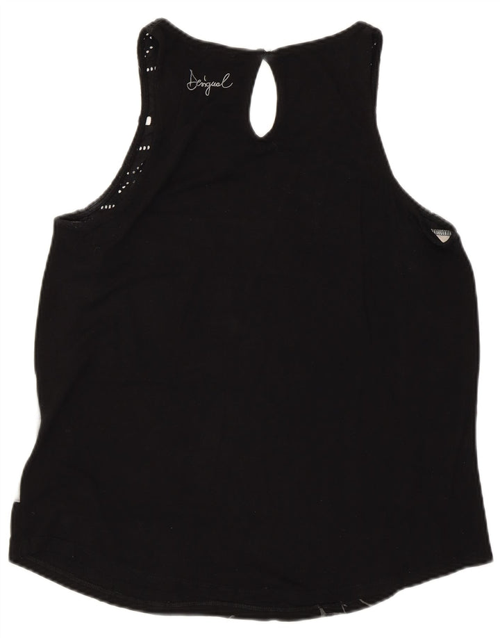 DESIGUAL ženski gornji dio prsluka s grafičkim motivima UK 14 velike crne pruge