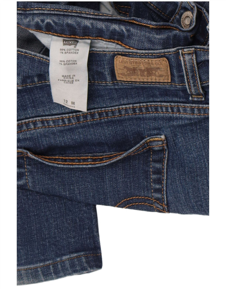 Levi's ženske 512 Bootcut traperice US 12 Large W32 L30 plavi pamuk