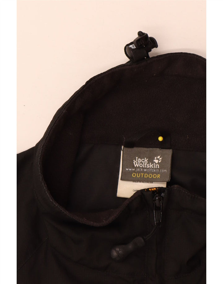 Jack Wolfskin muška vjetrovka jakna UK 38 srednji crni poliester