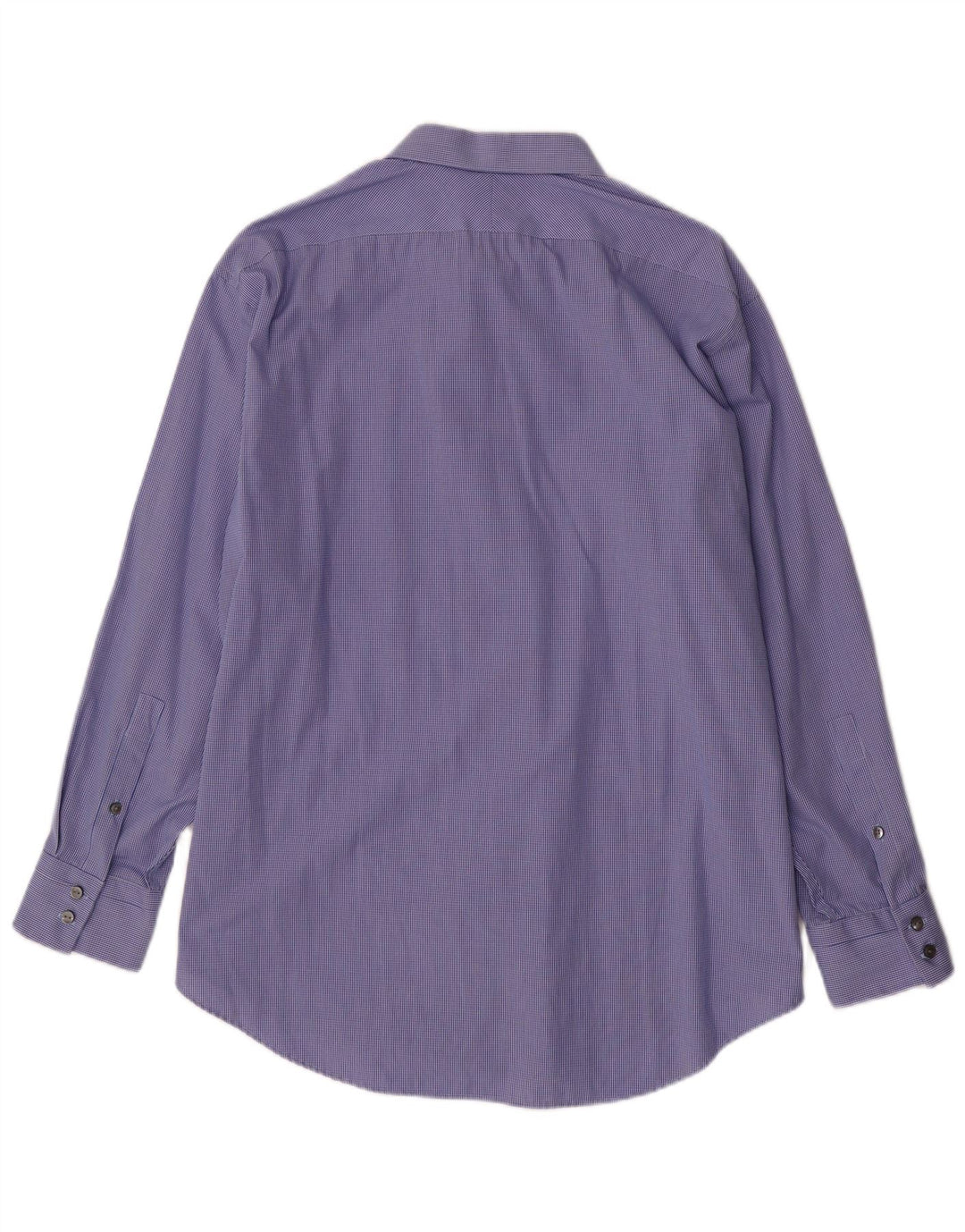 CALVIN KLEIN muška uska košulja veličina 17 1/2 XL plavi karirani pamuk