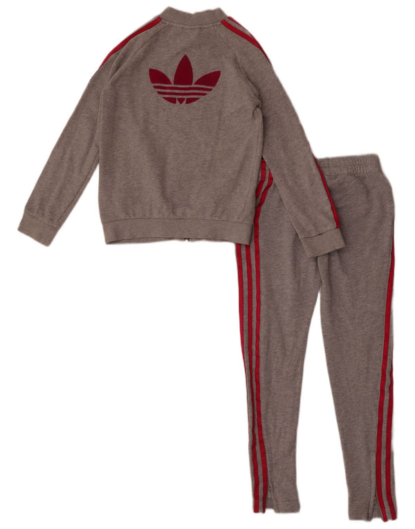 Adidas Girls Graphic Puna trenirka 9-10 godina siva pamuk