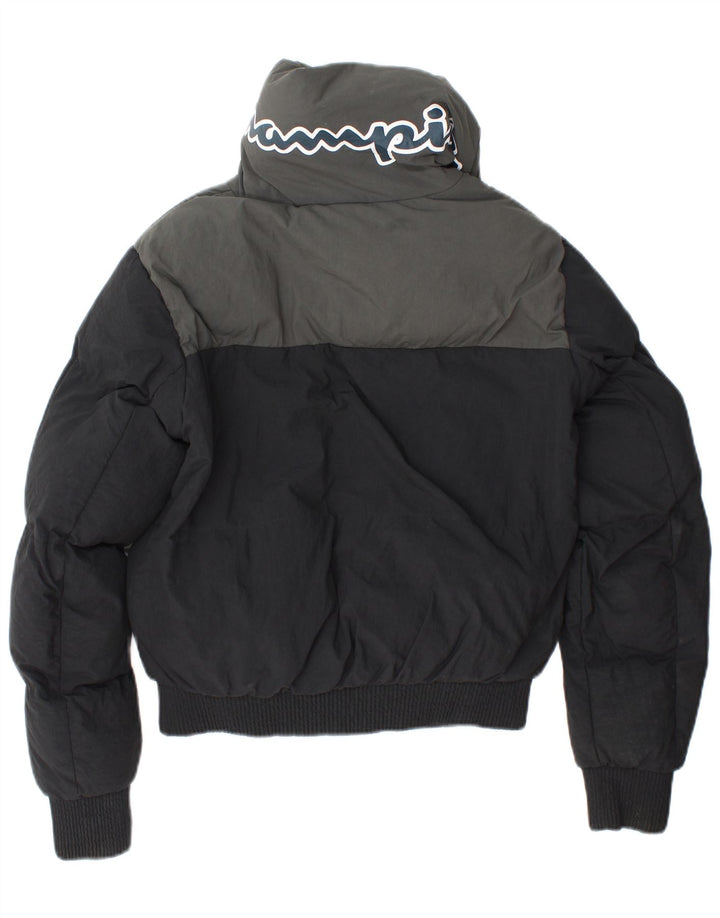 CHAMPION Ženska široka jakna s podstavljenom grafikom UK 6 XS Black Colourblock