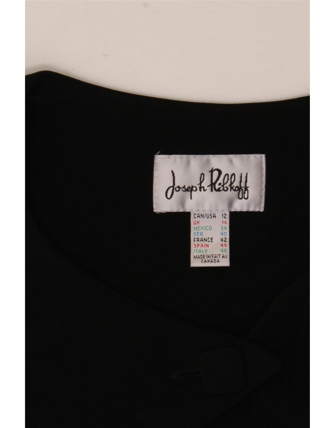 Joseph Ribkoff Ženski bolero top UK 14 Veliki crni