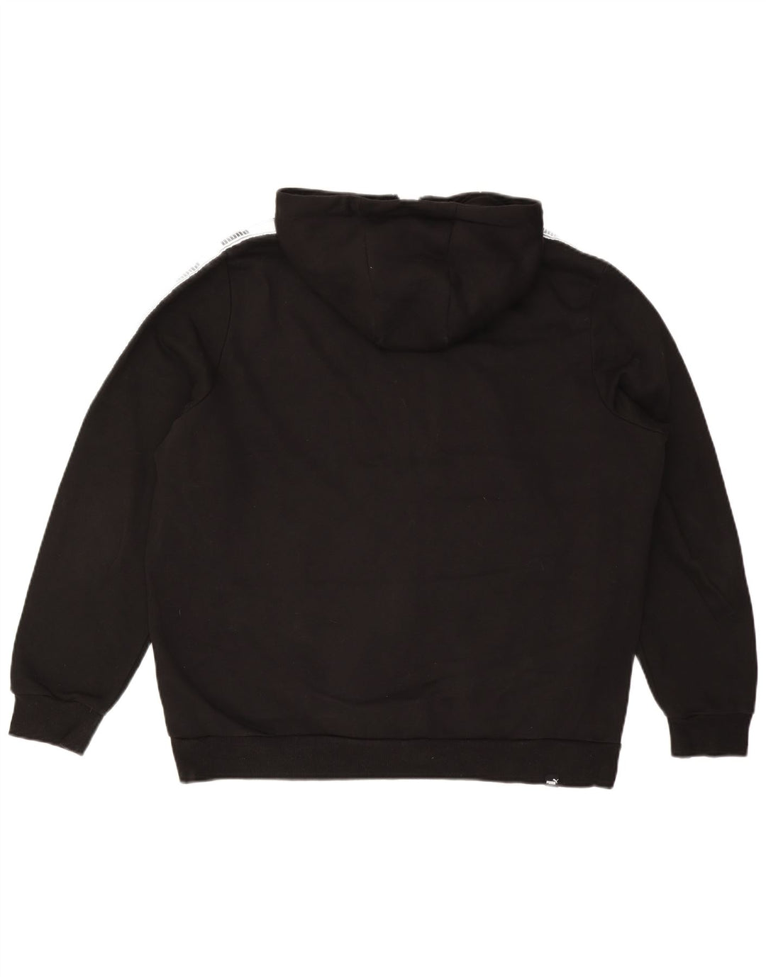 PUMA muški pulover s kapuljačom s patentnim zatvaračem XL, crni pamuk u blokovima boja