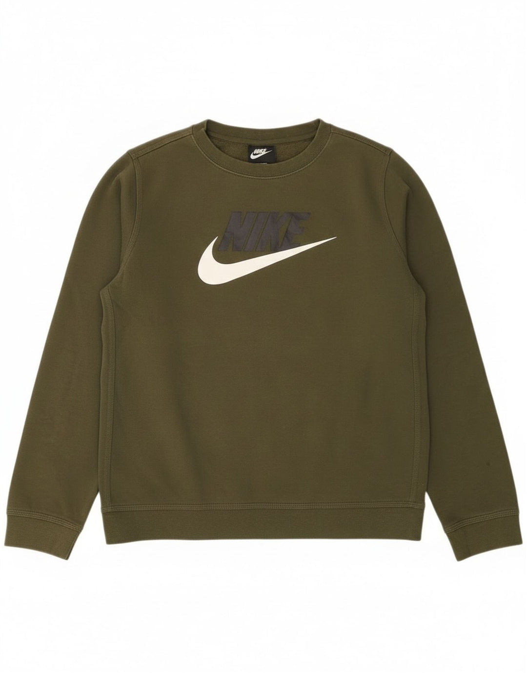 Nike Boys Standard Fit Graphic Sweatshirt Džemper 13-14 godina XL kaki