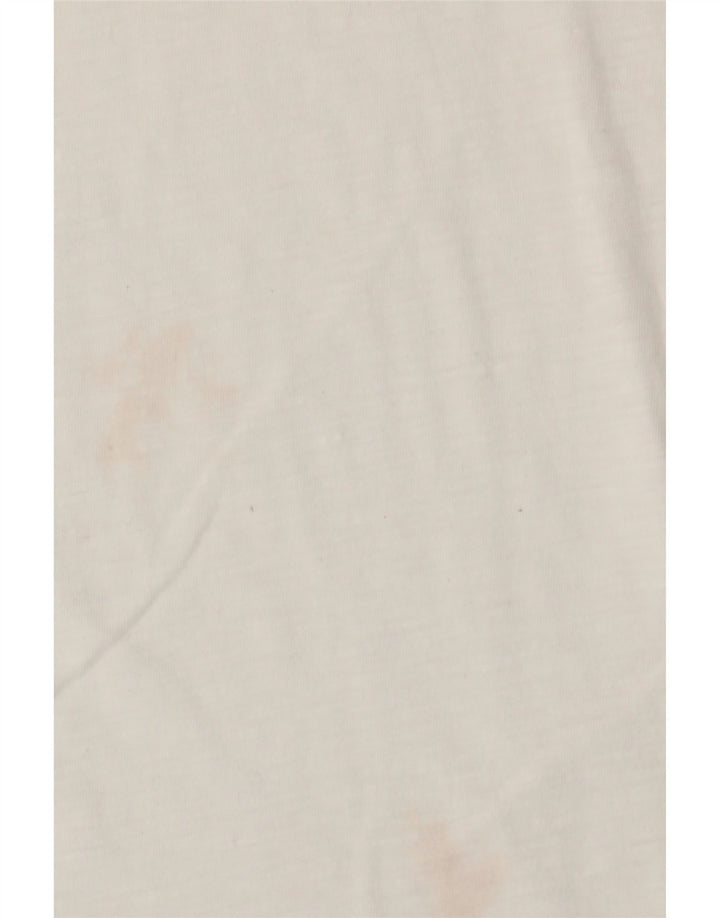 TOMMY HILFIGER Mens T-Shirt Top Large White Cotton Vintage Tommy Hilfiger and Second-Hand Tommy Hilfiger from Messina Hembry 