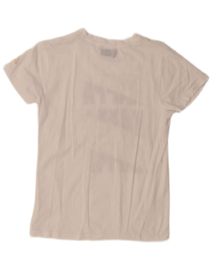 KAPPA Ženska majica s grafičkim motivima UK 10 Small White