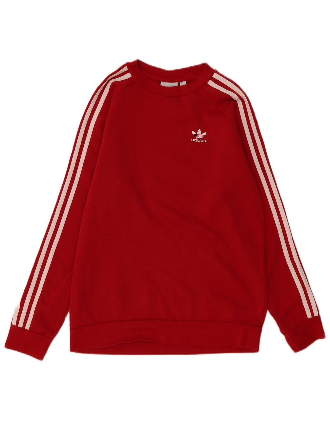 ADIDAS Mens Sweatshirt Jumper XS Red Cotton