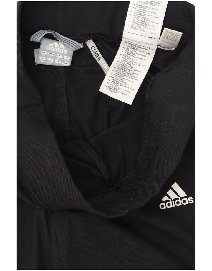 Adidas Ženske Climalite Trenirke Hlače UK 8 Male crne poliesterske