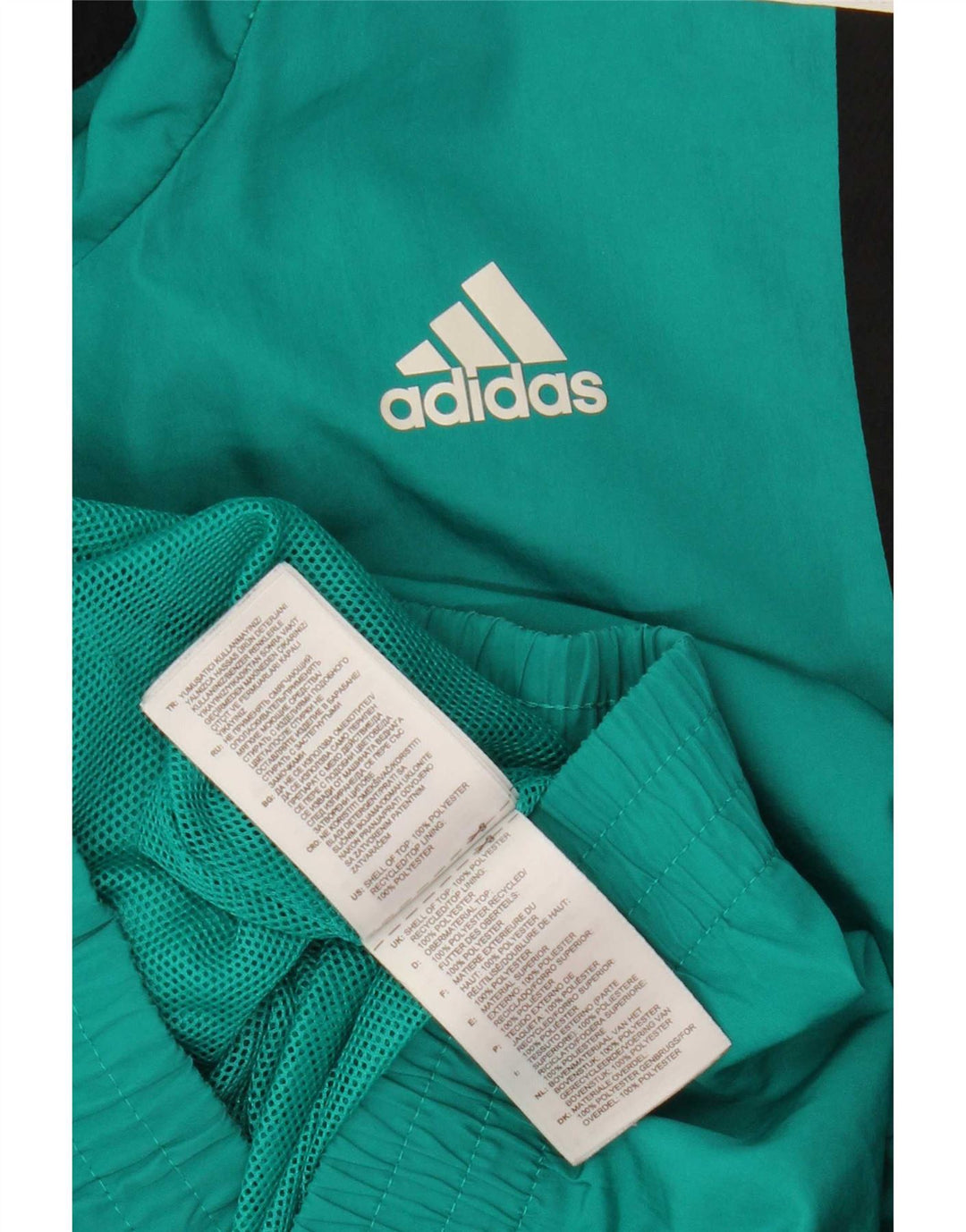 Adidas muška trenirka Climalite Gornja jakna velike tirkizne boje