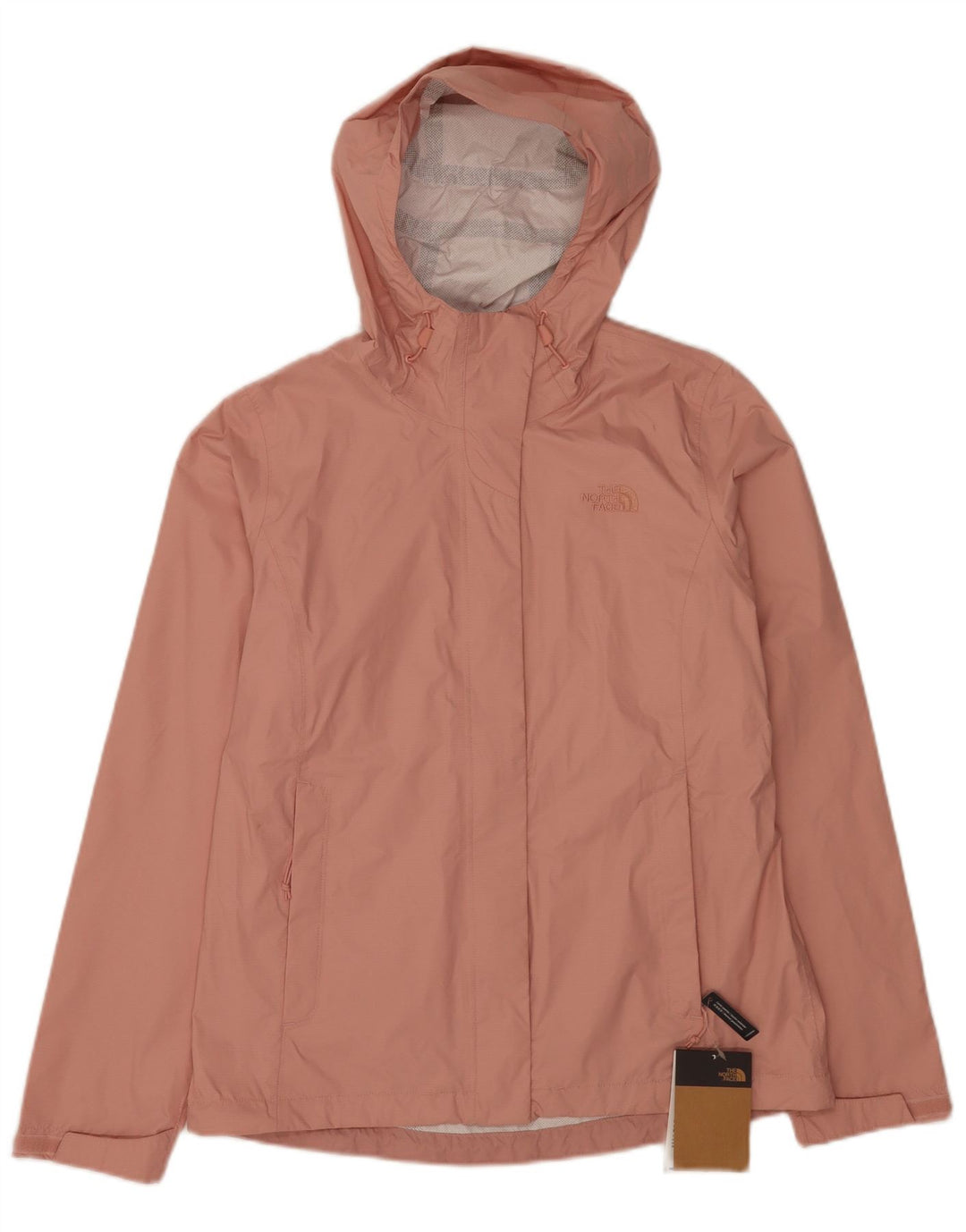 The North Face ženska kišna jakna s kapuljačom UK 14 srednje ružičasti najlon