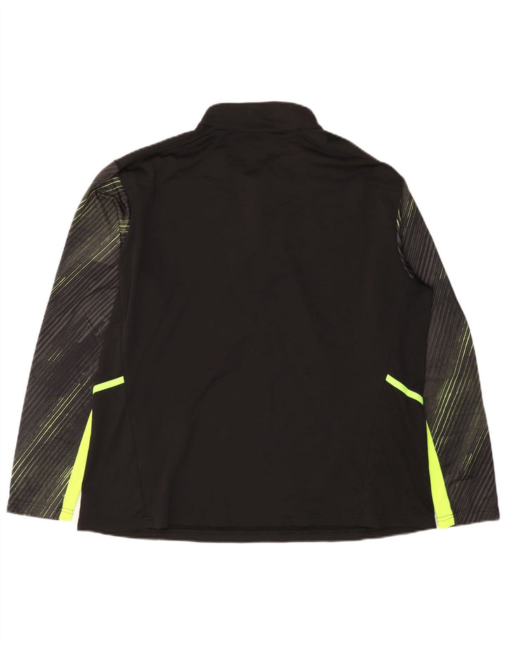 PUMA Ženska trenirka s patentnim izrezom UK 18 XL crna na pruge