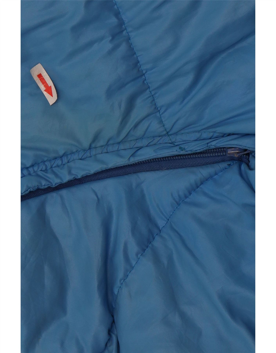 Vintage muška podstavljena jakna s kapuljačom IT 52 XL od poliamida plave boje