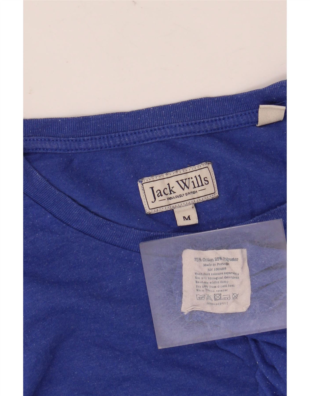 Jack Wills muška majica kratkih rukava Srednje plavi pamuk