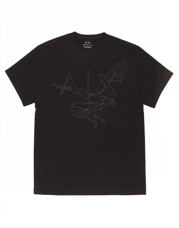 Armani Exchange muška majica kratkih rukava Regular Graphic Small Black Geometric