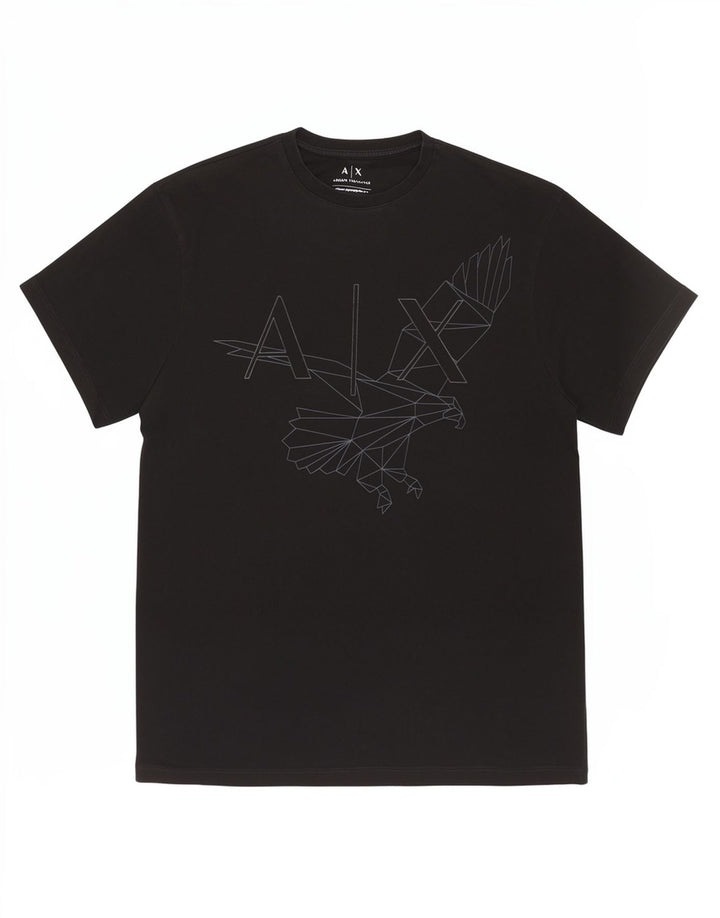 Armani Exchange muška majica kratkih rukava Regular Graphic Small Black Geometric