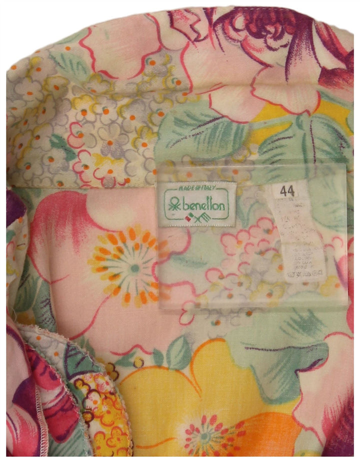 BENETTON Ženska jakna sa 2 gumba IT 44 srednje raznobojna cvjetna