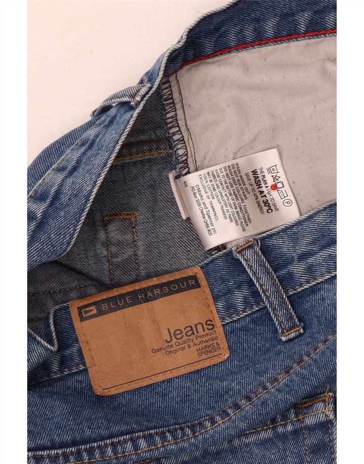 Marks & Spencer muške ravne traperice Blue Harbor W34 L33 Pamuk
