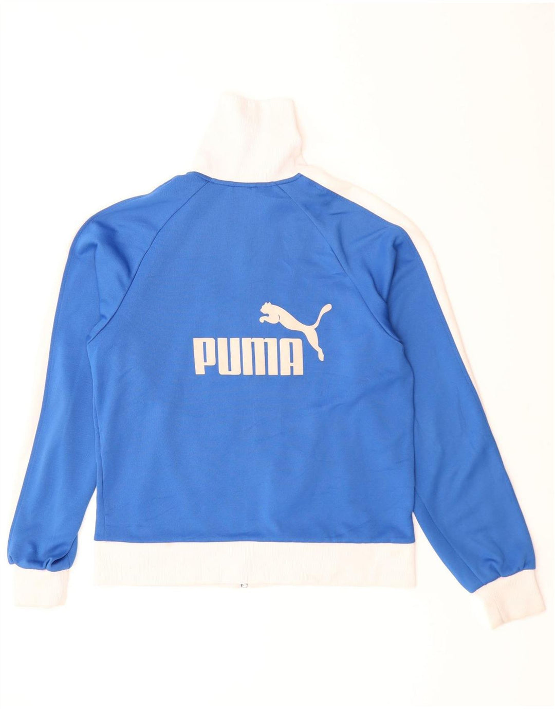 PUMA ženska gornja jakna trenirke UK 16 Large Blue Colourblock