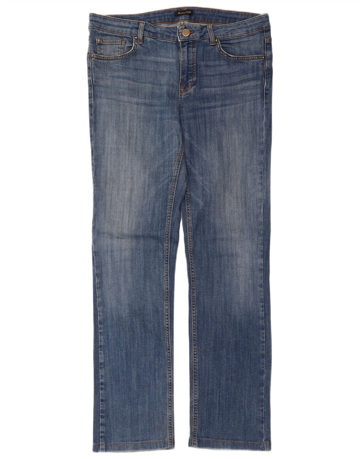 Massimo Dutti Ženske ravne traperice EU 42 Large W32 L29 Plave