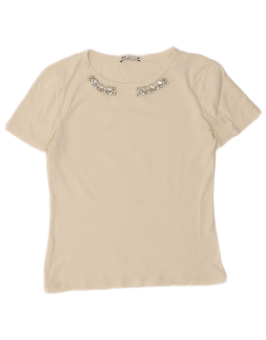 Zara ženska majica UK 12 Medium bijela