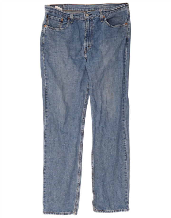 Levi's muške 516 ravne traperice W28 L34 plavi pamuk