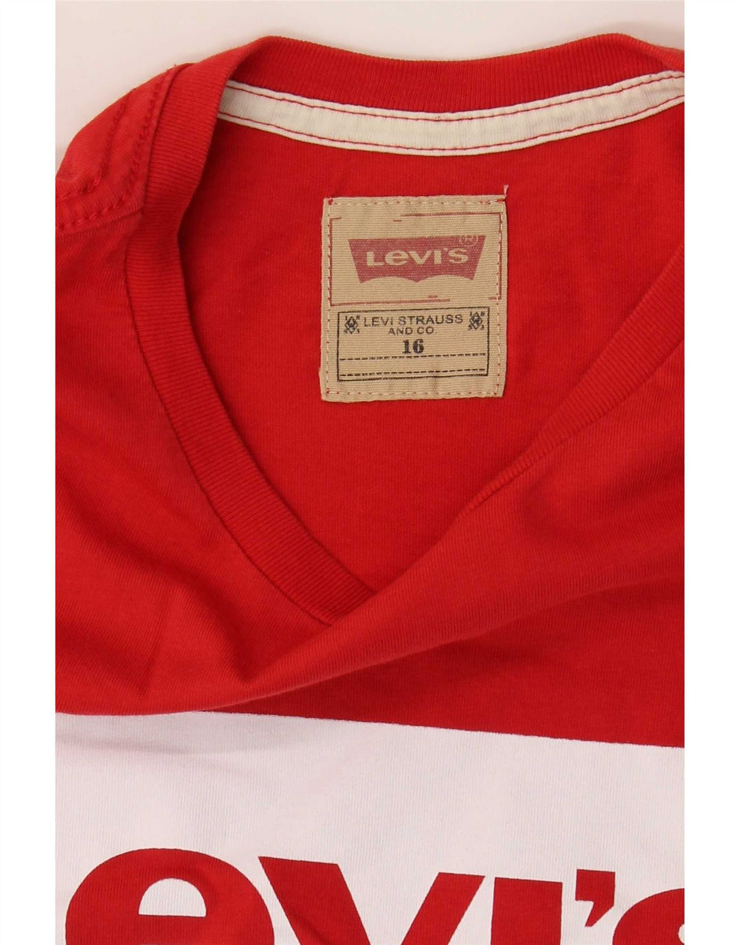 Majica kratkih rukava Levi's Boys Graphic T-Shirt 15-16 Years Red