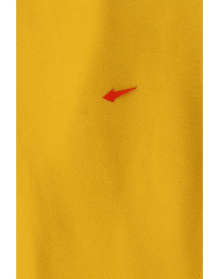 Vintage ženski sako s 3 gumba UK 14 srednje žute boje