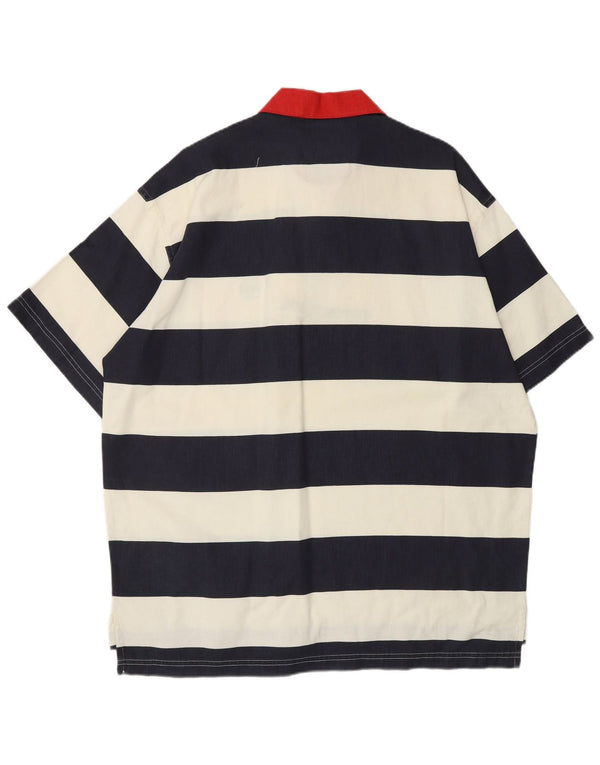 NORTH SAILS Muška polo majica za ragbi, veliki tamnoplavi pamuk na pruge