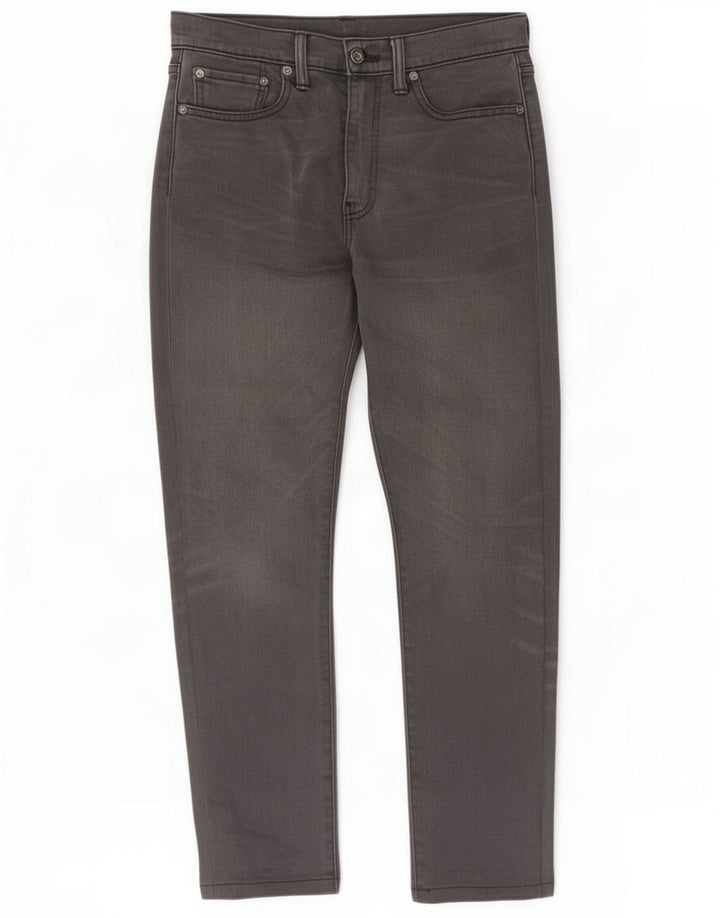 Levi's muške 522 uske traperice W29 L32 sivi pamuk
