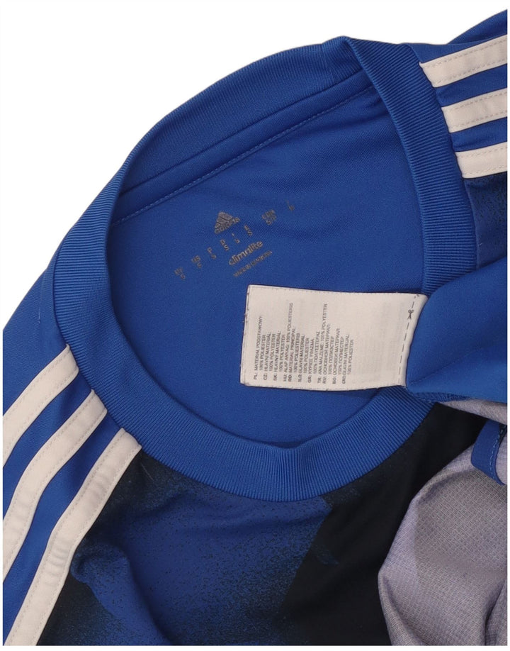 Adidas muška majica Climalite Graphic T-Shirt Mali plavi geometrijski poliester