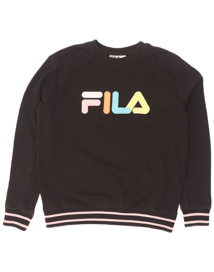 Fila muška majica s grafičkim motivima, veliki pamuk na crne pruge