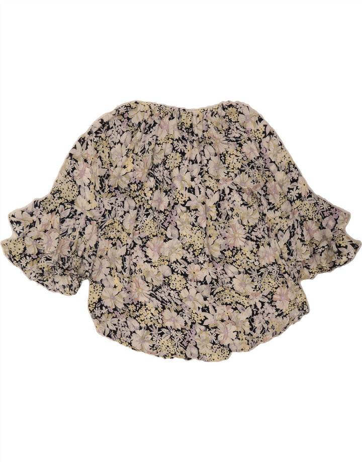 CHAPS Womens Blouse Top UK 16 Large Multicoloured Floral Polyester Vintage Chaps and Second-Hand Chaps from Messina Hembry 