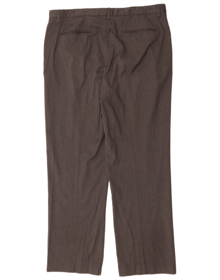 Calvin Klein muške ravne chino hlače W36 L32 sivi poliester