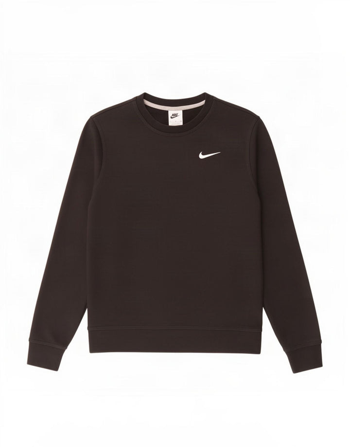 Mali crni pamučni muški džemperi Nike
