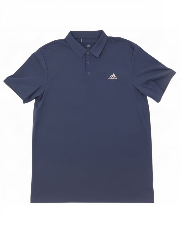 Adidas muška polo majica XL tamnoplavi poliester