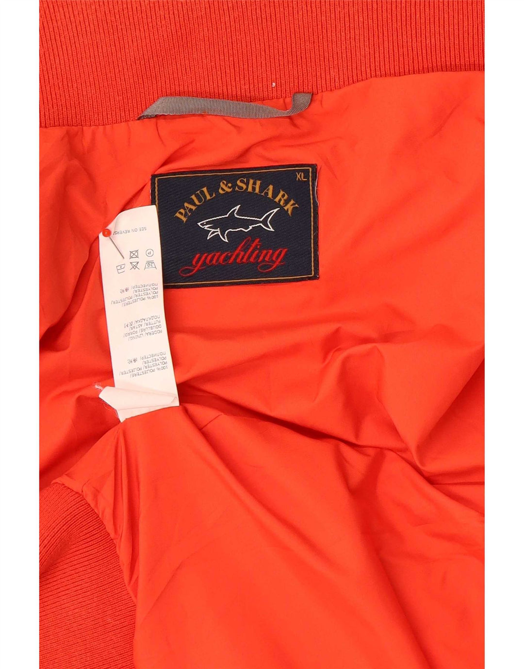 Paul & Shark muška bomber jakna za jahte UK 42 XL crveni poliester