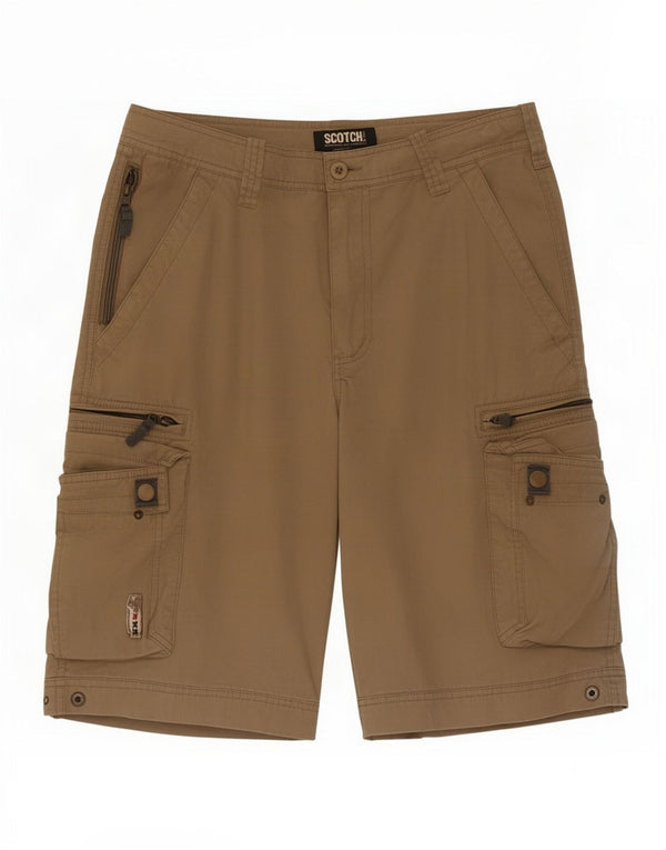 Scotch & Soda muške kargo kratke hlače male W29 bež najlon