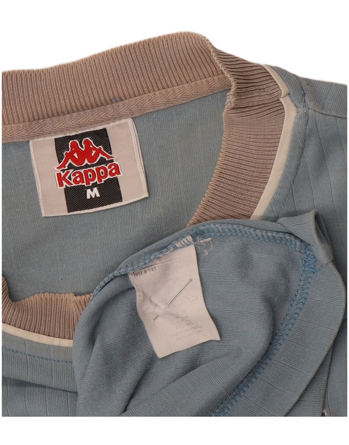 Kappa muška majica kratkih rukava Srednje plavi pamuk