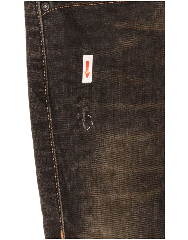 Levi's ženske 519 uske traperice W31 L32 Kaki pamuk