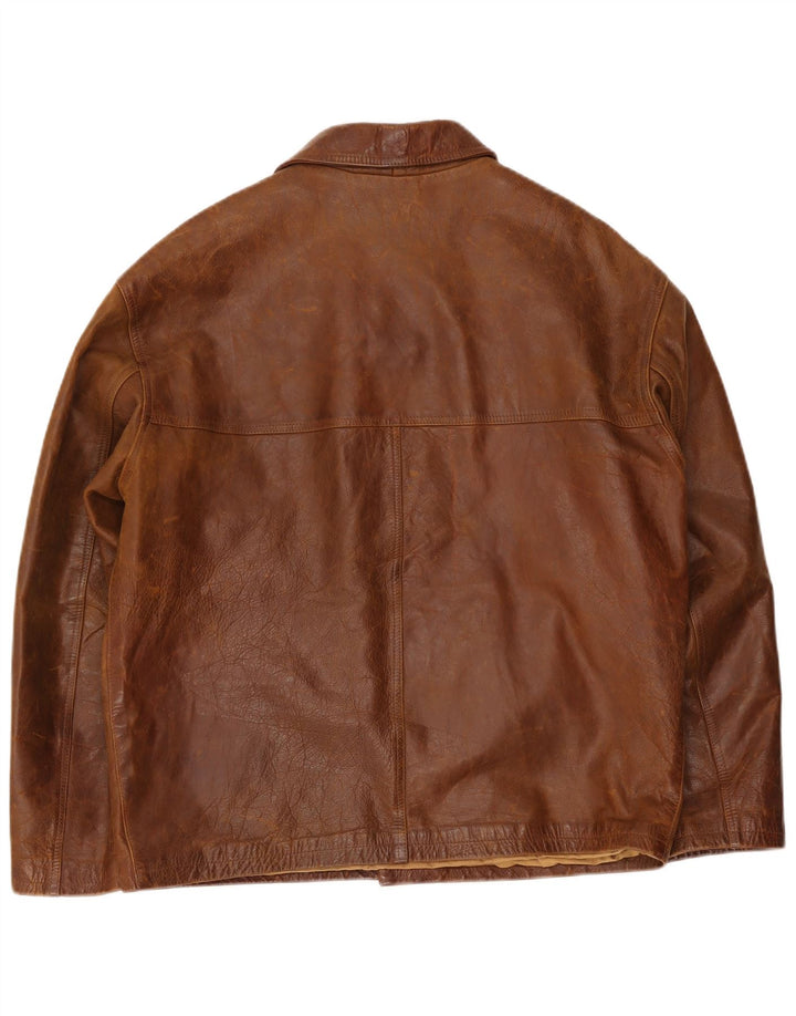 Bello Boys muška kožna jakna UK 42 XL smeđa