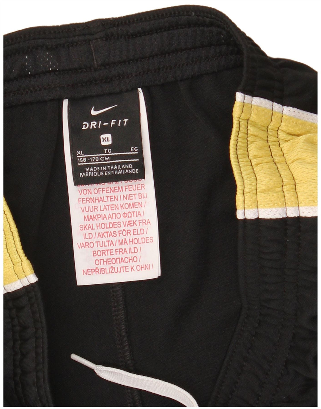 NIKE Boys Dri Fit Trenirka Hlače Joggers 13-14 Years XL Black