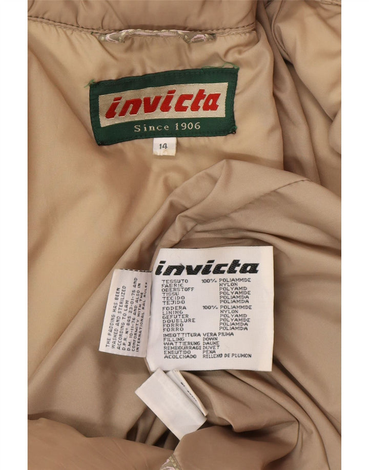 Invicta ženski podstavljeni kaput UK 14 srednje bež poliamid