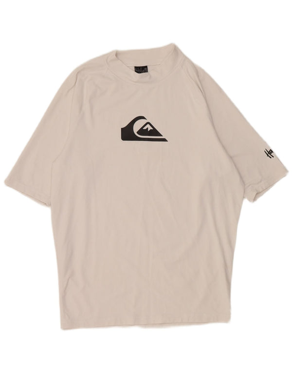 Quiksilver muška majica s grafičkim motivima, 2XL bijeli najlon